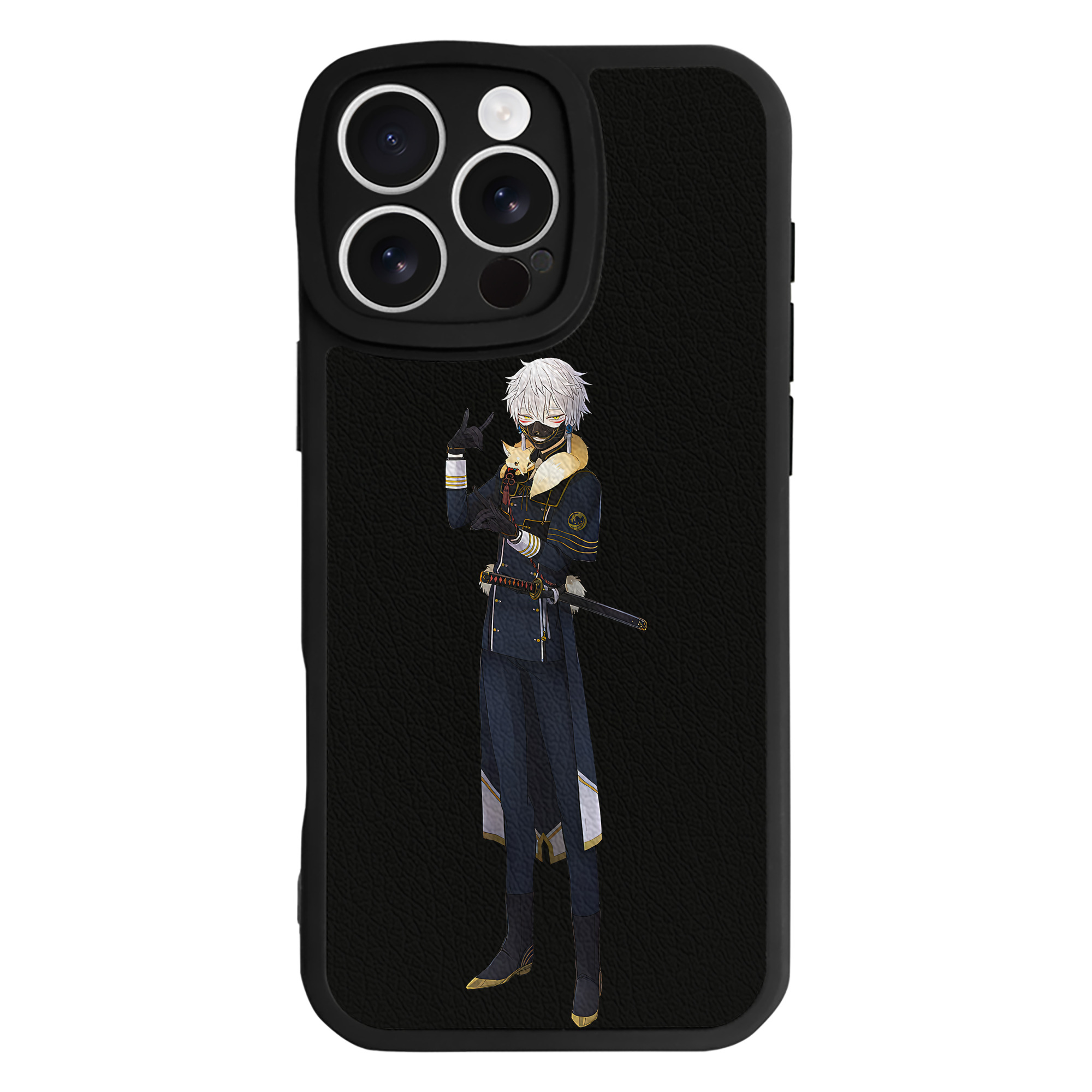 （画像用） 刀剣乱舞 Touken Ranbu 【iPhone 16シリーズ対応】シリコンスマホケース（レザー調） 材質：シリコン